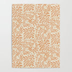 abstract retro shapes earthy leaves Poster Gallery Image 4