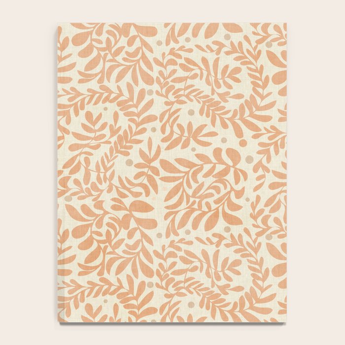 abstract retro shapes earthy leaves Notebook Gallery Image 4