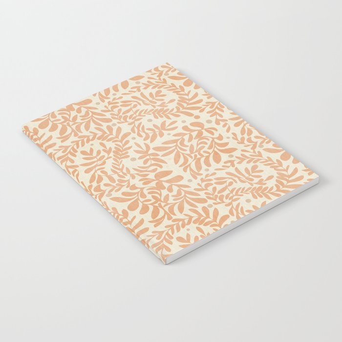 abstract retro shapes earthy leaves Notebook Gallery Image 2
