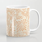abstract retro shapes earthy leaves Coffee Mug Gallery Image 1