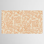 abstract retro shapes earthy leaves Tablecloth Gallery Image 2