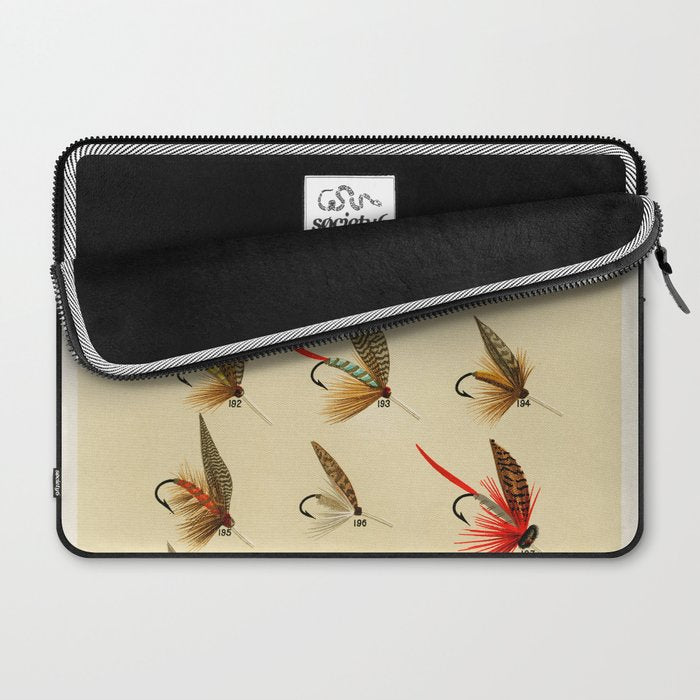 Illustrated Trout Fishing Flies Chart from Favorite Flies and Their Histories  Laptop Sleeve Gallery Image 2