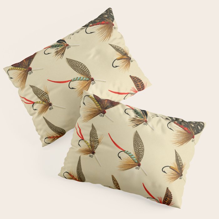 Illustrated Trout Fishing Flies Chart from Favorite Flies and Their Histories  Pillow Sham Gallery Image 3