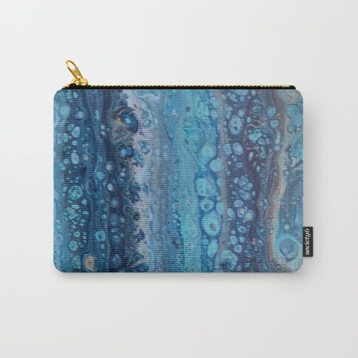 Blue Bubbles Carry All Pouch Gallery Image 1