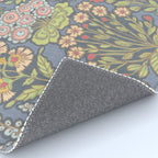Floral Botanical Mille Fleur Pattern Rug Gallery Image 4