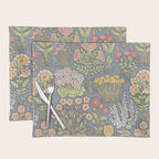 Floral Botanical Mille Fleur Pattern Placemat Gallery Image 1