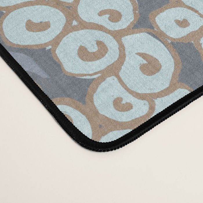 Floral Botanical Mille Fleur Pattern Desk Mat Gallery Image 4