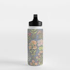 Floral Botanical Mille Fleur Pattern Water Bottle Gallery Image 3