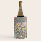 Floral Botanical Mille Fleur Pattern Wine Chiller Gallery Image 2