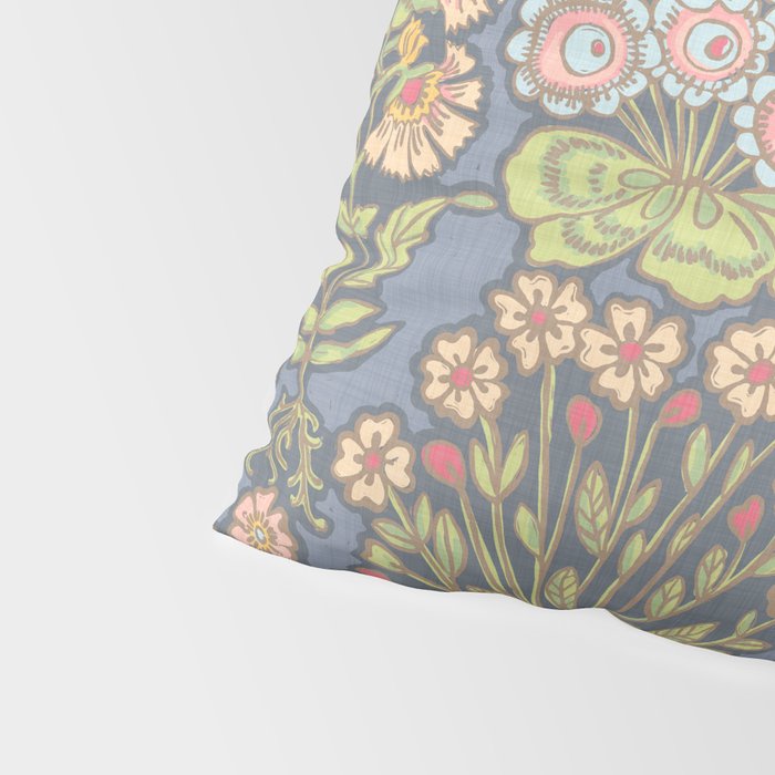 Floral Botanical Mille Fleur Pattern Pillow Sham Gallery Image 4