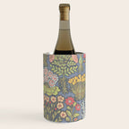 Floral Botanical Mille Fleur Pattern Wine Chiller Gallery Image 1