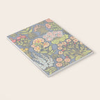 Floral Botanical Mille Fleur Pattern Notebook Gallery Image 3