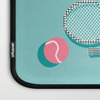 Got Served - tennis country club sports athlete retro throwback memphis 1980s style neon palm spring Laptop Sleeve Gallery Image 3