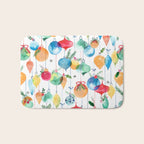 Holiday 2025 Christmas Colorful Baubles Bath Mat Gallery Image 1