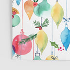 Holiday 2025 Christmas Colorful Baubles Poster Gallery Image 3