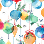 Holiday 2025 Christmas Colorful Baubles Coffee Mug Gallery Image 2