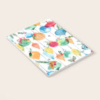 Holiday 2025 Christmas Colorful Baubles Notebook Gallery Image 3
