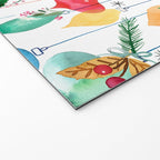 Holiday 2025 Christmas Colorful Baubles Welcome Mat Gallery Image 2
