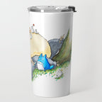 Ghibli forest illustration Travel Mug Gallery Image 2