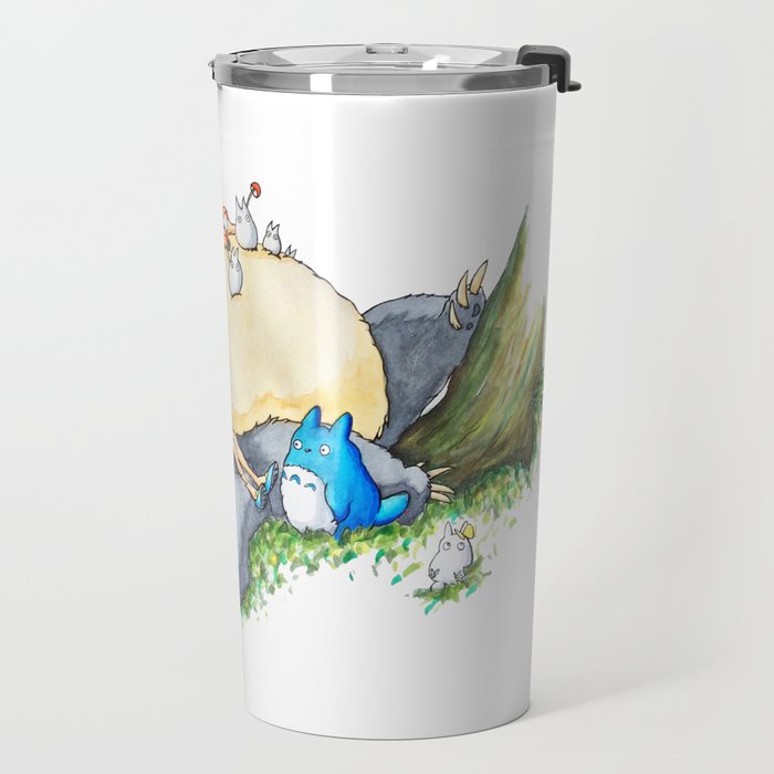 Ghibli forest illustration Travel Mug Gallery Image 2