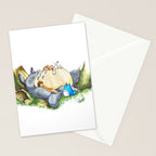 Ghibli forest illustration Stationery Card Gallery Image 2