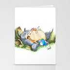 Ghibli forest illustration Stationery Card Gallery Image 2