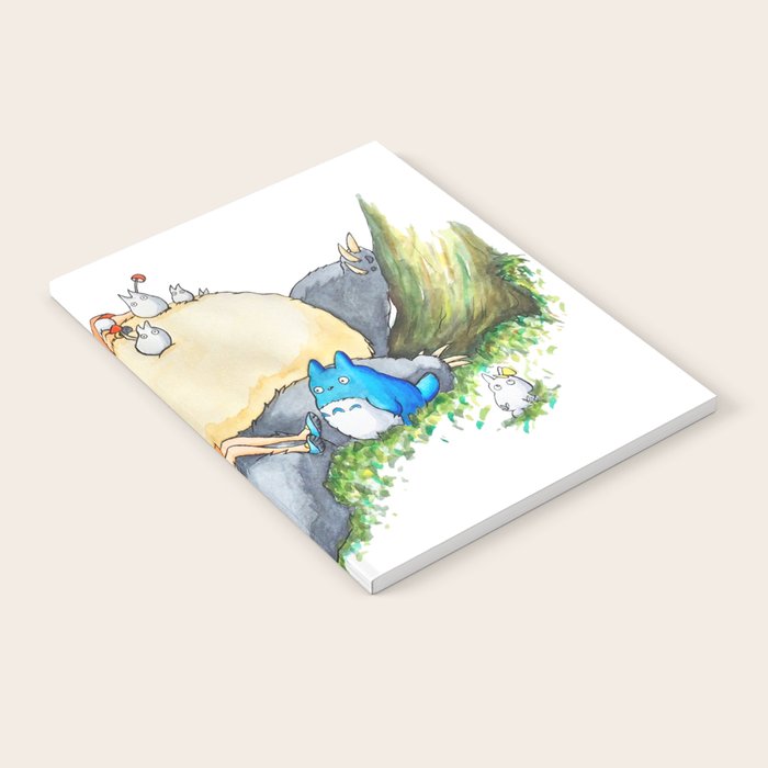 Ghibli forest illustration Notebook Gallery Image 1