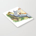Ghibli forest illustration Notebook Gallery Image 3