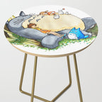 Ghibli forest illustration Side Table Gallery Image 2