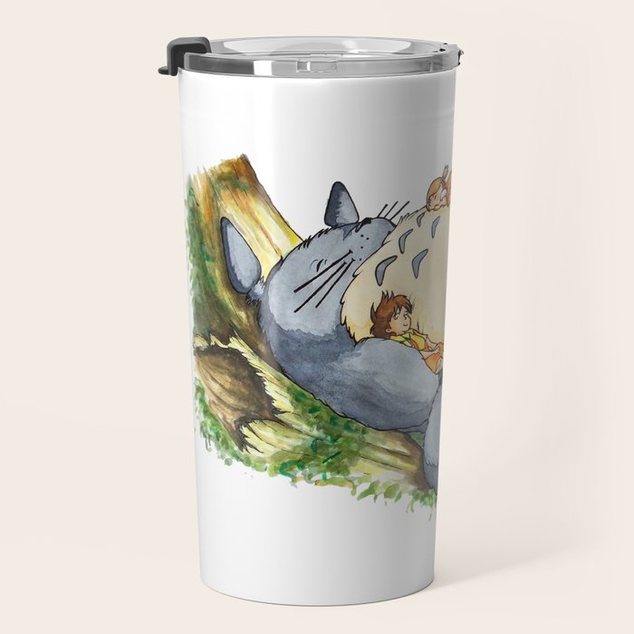 Ghibli forest illustration Travel Mug Gallery Image 3