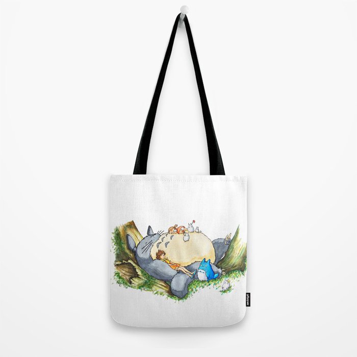 Ghibli forest illustration Tote Bag Gallery Image 2