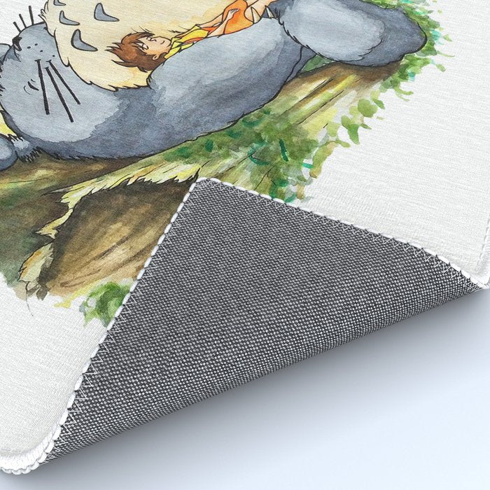 Ghibli forest illustration Rug Gallery Image 4