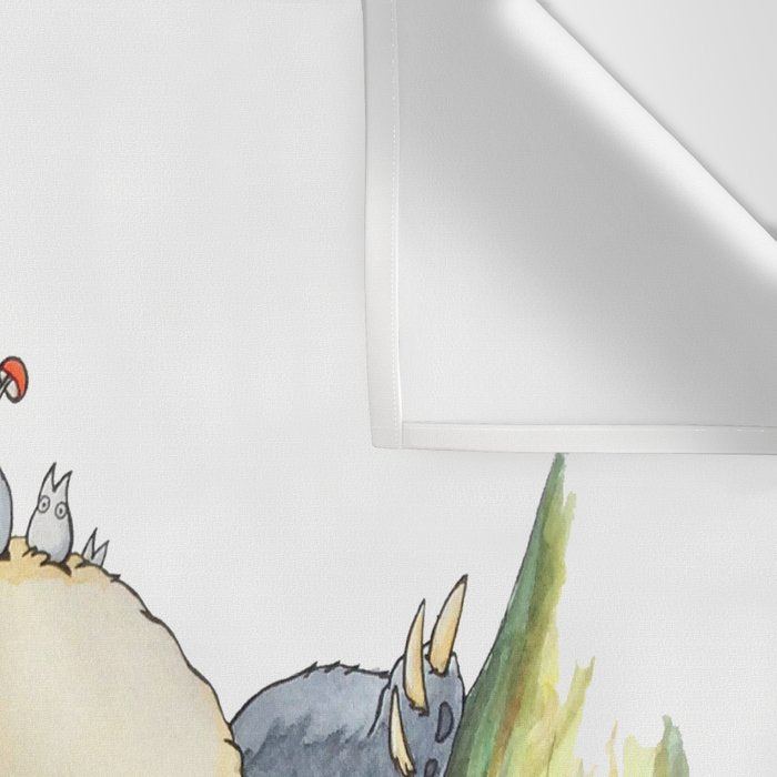 Ghibli forest illustration Wall Tapestry Gallery Image 3