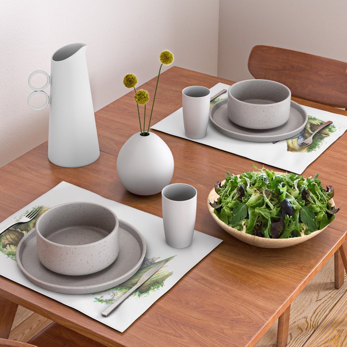 Ghibli forest illustration Placemat Gallery Image 2