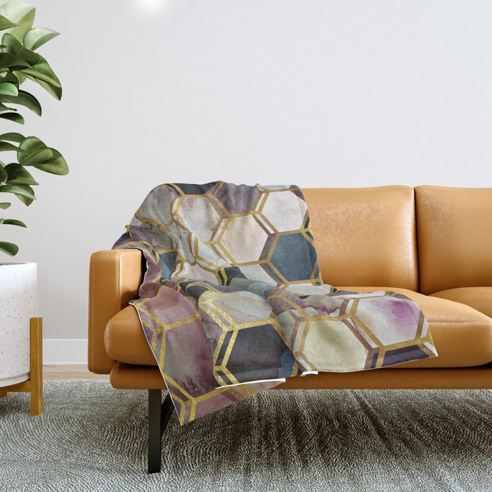 RUGGED MARBLE Throw Blanket Gallery Image 1