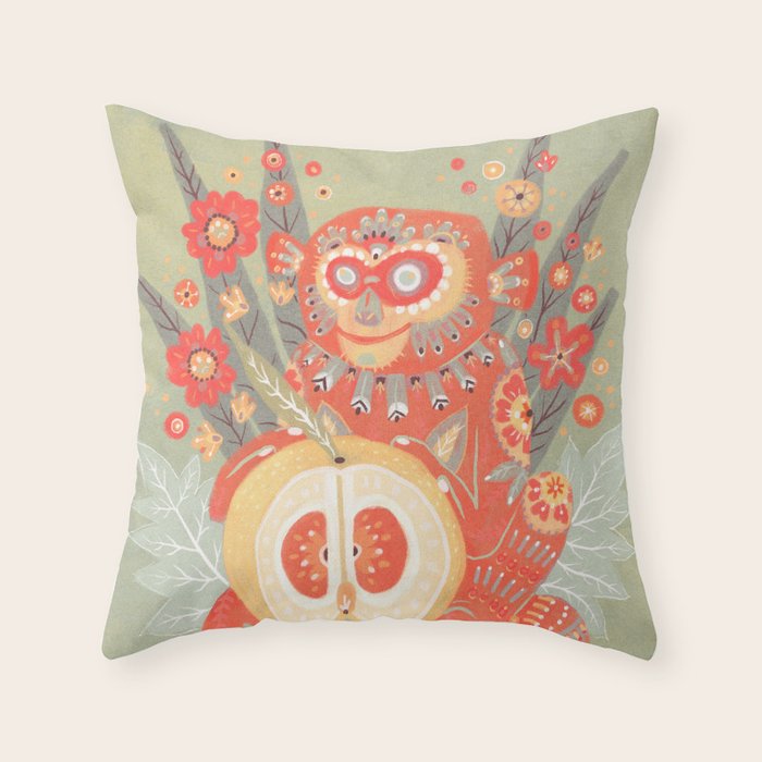 Year of the Monkey Throw Pillow Gallery Image 1