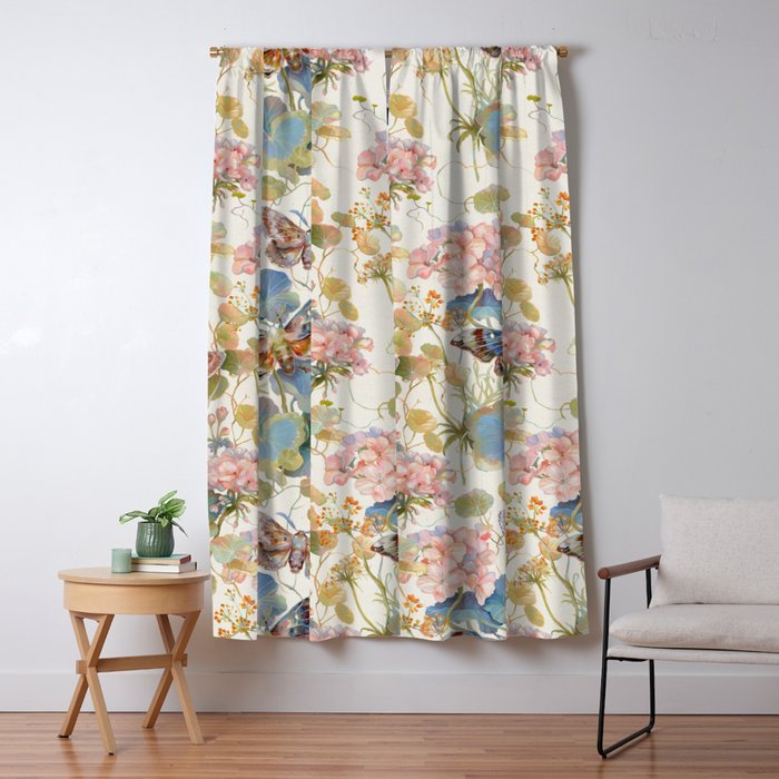 Geranium Moths Window Curtain Gallery Image 5