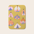 Vintage Moths Bath Mat Gallery Image 1