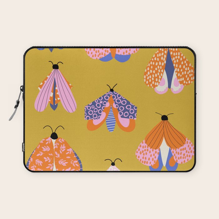 Vintage Moths Laptop Sleeve Gallery Image 1