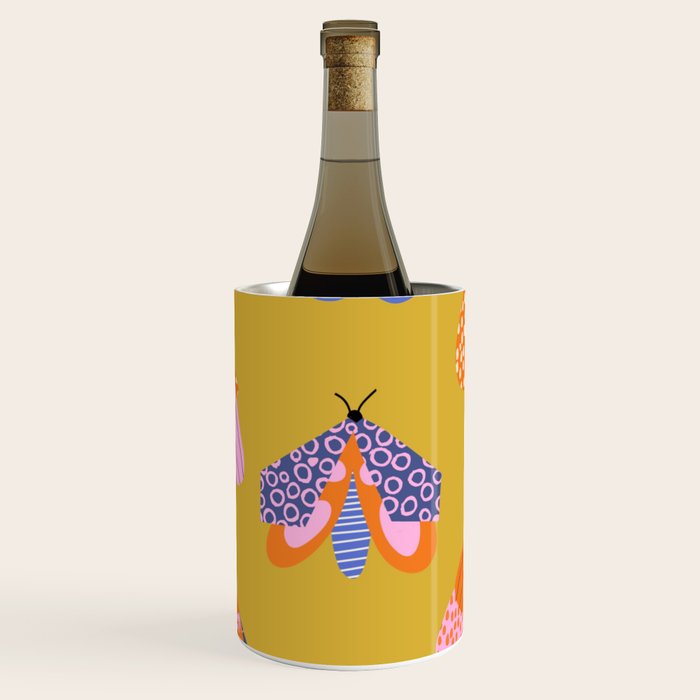 Vintage Moths Wine Chiller Gallery Image 1