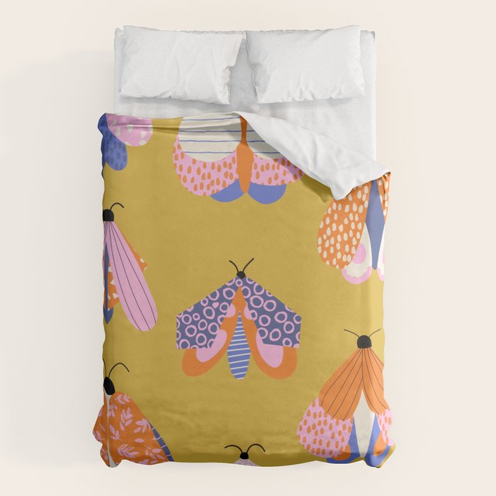 Vintage Moths Duvet Cover Gallery Image 6