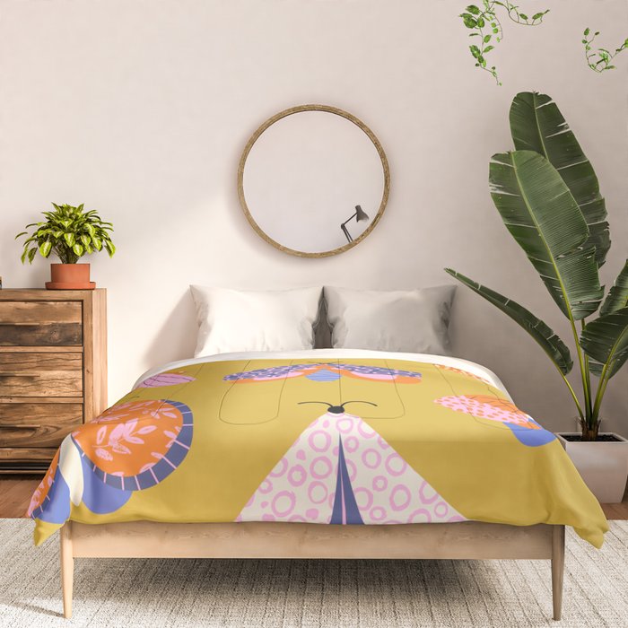 Vintage Moths Comforter Gallery Image 3
