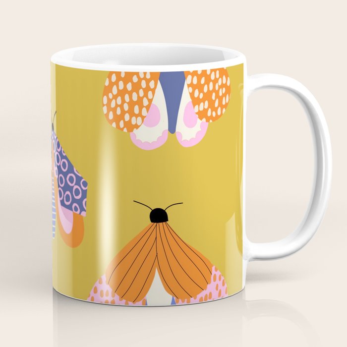 Vintage Moths Coffee Mug Gallery Image 1