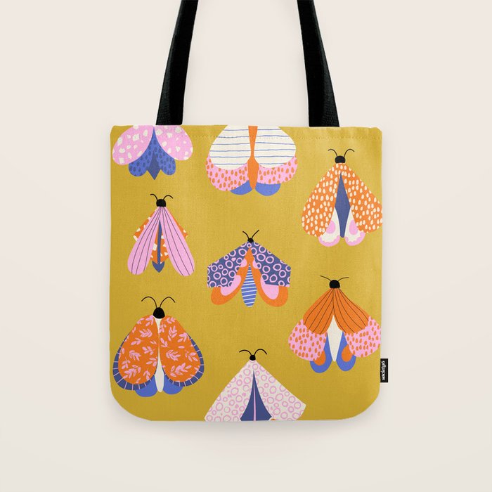 Vintage Moths Tote Bag Gallery Image 1