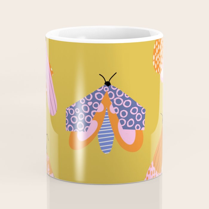 Vintage Moths Coffee Mug Gallery Image 4