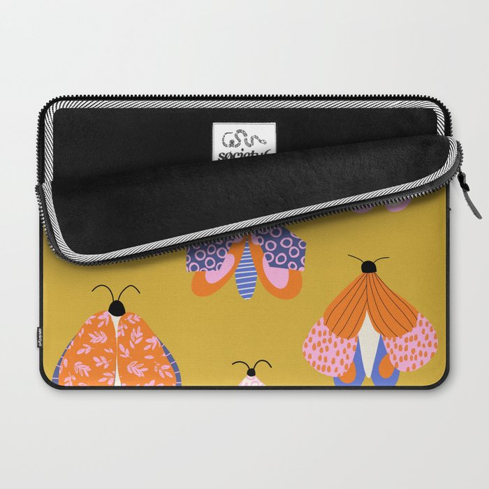 Vintage Moths Laptop Sleeve Gallery Image 2
