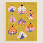 Vintage Moths Jigsaw Puzzle Gallery Image 1