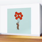 I Believe I Can Fly Dachshund Wall Mural Gallery Image 2