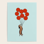 I Believe I Can Fly Dachshund Poster Gallery Image 4