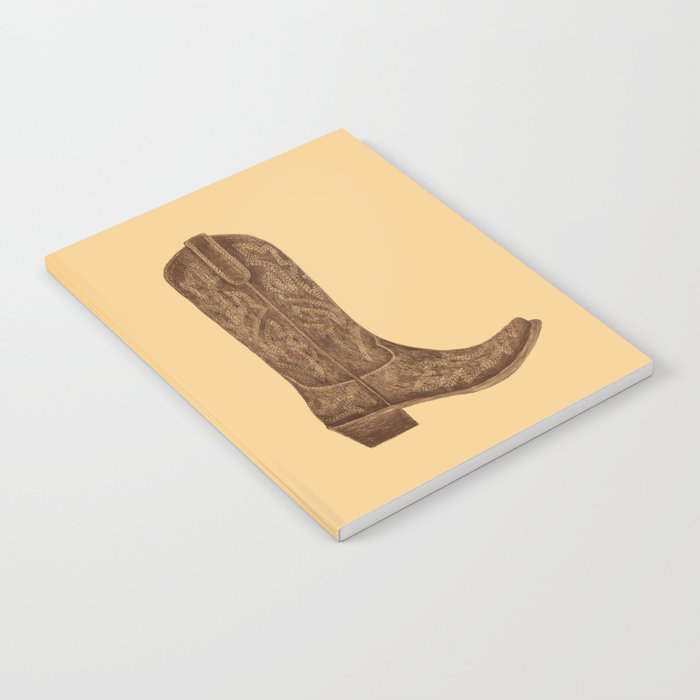 Brown Cowgirl Boot Notebook Gallery Image 1